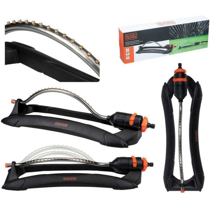 BLACK + DECKER ZRASZACZ OSCYLACYJNY TURBO 19 DYSZ Juodas + DECKER