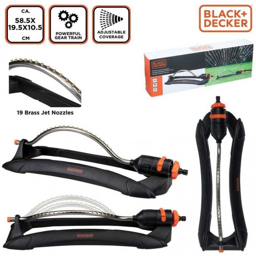 BLACK + DECKER ZRASZACZ OSCYLACYJNY TURBO 19 DYSZ Black + DECKER – 3
