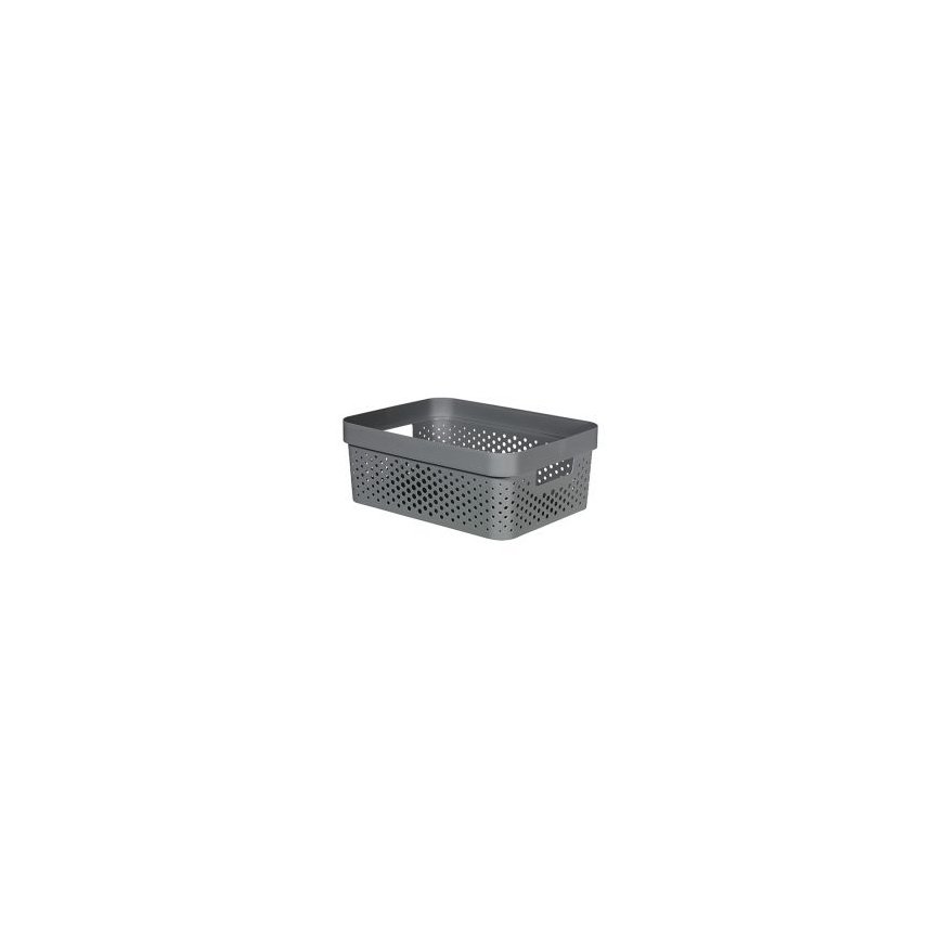 Infinity Recycled Box 11L 36x27x14cm dark grey – 2