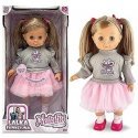 Natalia doll in a gray sweater, speaks Polish, 39 cm Natalia doll in a gray sweater, speaks Polish, 39 cm