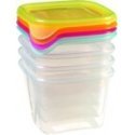 Food container square 2,9L Fresh&Go yellow Food container square 2,9L Fresh&Go yellow