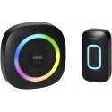 Orno PELA, Wireless Battery Doorbell, Learning System, 60 Sounds, RGB LED, 300m, Black Orno PELA, Wireless Battery Doorbell, Learning System, 60 Sounds, RGB LED, 300m, Black