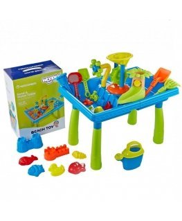 WOOPIE Table Wodny 2w1 Piaskownica Palma 18 el.
