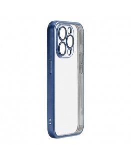 Protective phone case Joyroom JR-15Q2 for iPhone 15 Pro (matte blue)