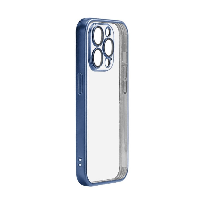 Protective phone case Joyroom JR-15Q2 for iPhone 15 Pro (matte blue)