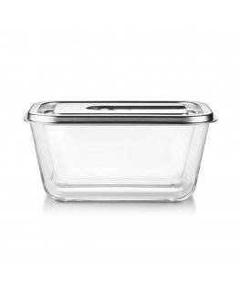 Caso Glass Vacuum Container with Plastic Lid | VacuBoxx Inox XL