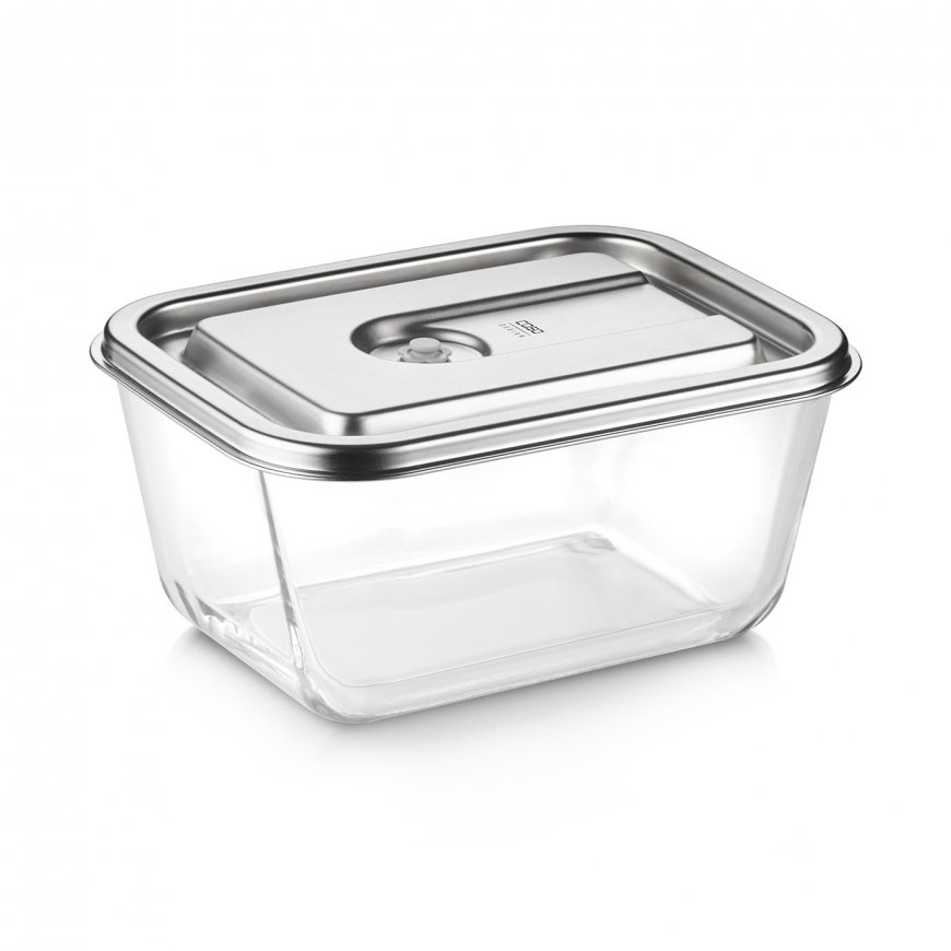 Caso Glass Vacuum Container with Plastic Lid | VacuBoxx Inox XL – 2