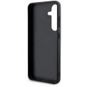 Dėklas DKNY PU Leather Checkered Pattern and Stripe Case for Samsung Galaxy S24+ Juodas