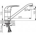 Ferro Kitchen faucet Elba BEL4 Ferro Kitchen faucet Elba BEL4