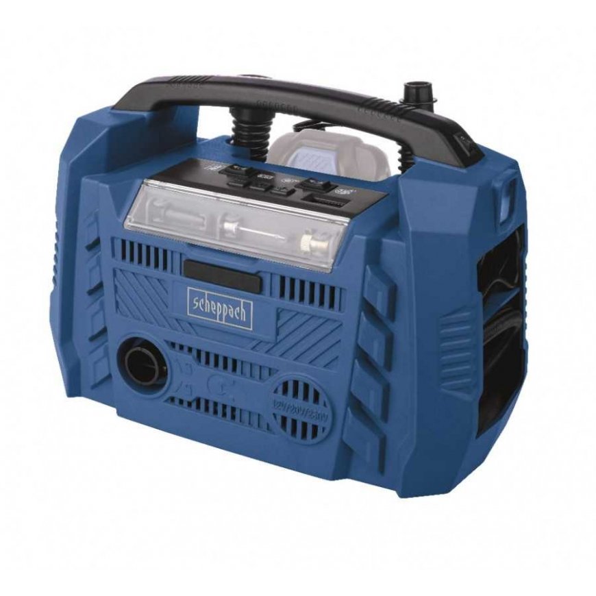 Accumulator air pump Scheppach Airforce 6 12/20/230 V (without battery and charger)