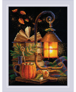 Uab Riolis Cross stitch kit Cozy Autumn 18x24 SR2146