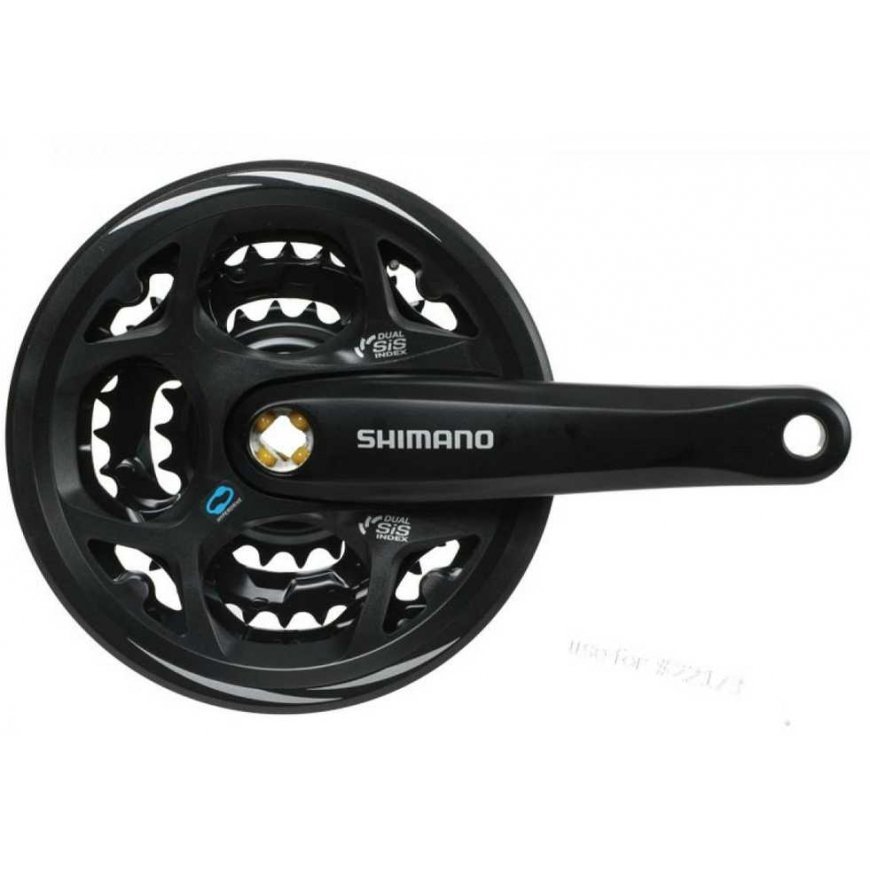 Priekinis žvaigždžių blokas Shimano ALTUS FC-M311-48T 170MM 7/8-speed juodas-48X38X28T
