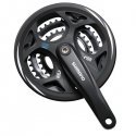 Priekinis žvaigždžių blokas Shimano ALTUS FC-M311-48T 170MM 7/8-speed juodas-48X38X28T Priekinis žvaigždžių blokas Shimano ALTUS FC-M311-48T 170MM 7/8-speed juodas-48X38X28T