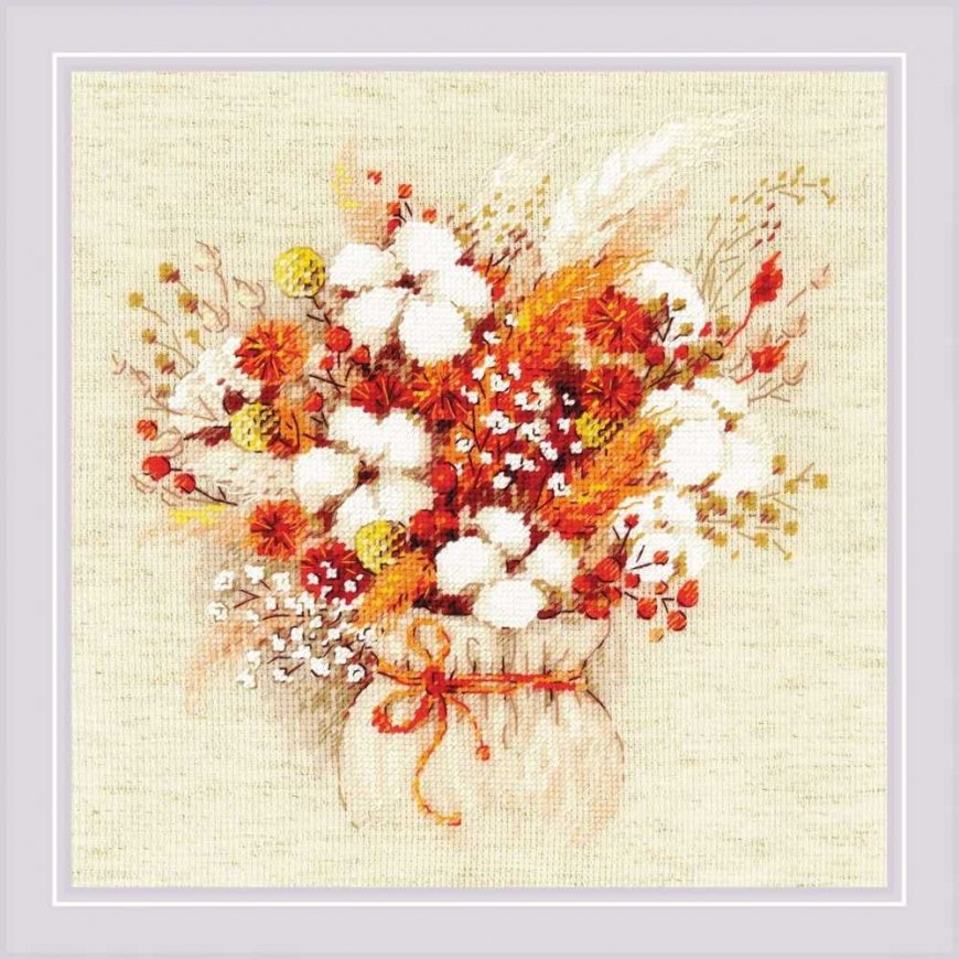 Uab Riolis Bouquet with Lagurus and cotton SR1913