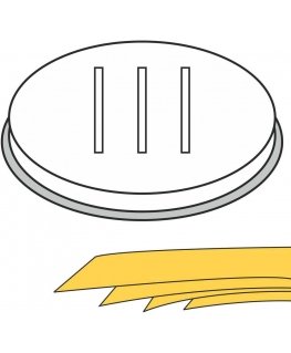 PAPPARDELLE pasta maker, wide strips, 5 holes 16x1 mm MPF2.5/4 - Hendi 229385