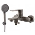 Domoletti BATH MIXER WITH HEAD GRAY METAL Domoletti BATH MIXER WITH HEAD GRAY METAL