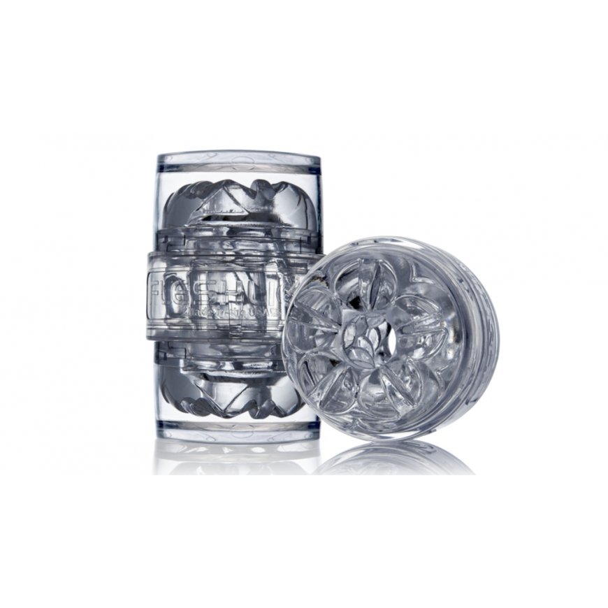 Fleshlight FLE167-WEISS mehe masturbaator Läbipaistev Silikoon