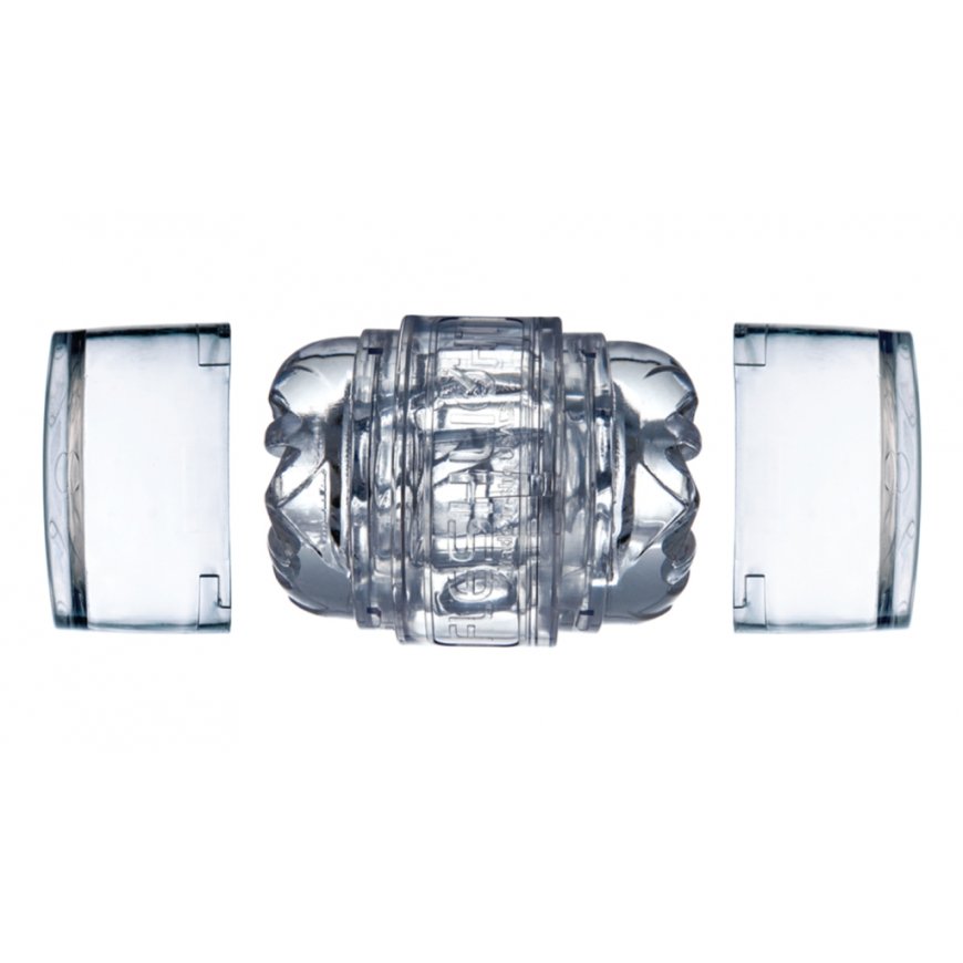 Fleshlight FLE167-WEISS masturbuoklis vyrams Permatomas Silikonas – 2