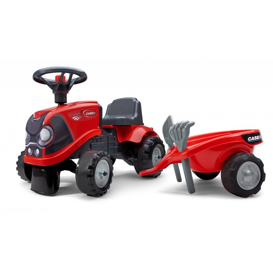 Falk Case IH 238C Šūpošanās un braucamā rotaļlieta Braucamā traktora rotaļlieta