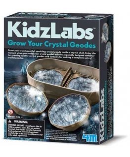 4M Processing of geode crystals