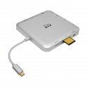 Tripp Lite U442-DOCK2-S док-станция для ноутбука Проводная USB 3.2 Gen 2 (3.1 Gen 2) Type-C Серебрис Tripp Lite U442-DOCK2-S док-станция для ноутбука Проводная USB 3.2 Gen 2 (3.1 Gen 2) Type-C Серебрис