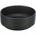 Trixie BE NORDIC bowl, ceramic/rubber, 1.2 l/ø 18 cm, juodas Trixie BE NORDIC bowl, ceramic/rubber, 1.2 l/ø 18 cm, juodas