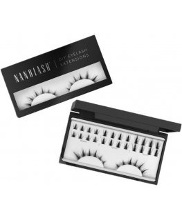 Nanolash DIY Eyelash Extensions false eyelashes in tufts Flirty 36 pcs.
