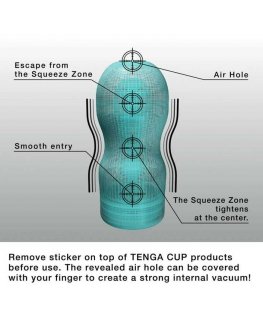 TENGA_Original Vacuum Cup Disposable Suction Extra Cool Masturbator