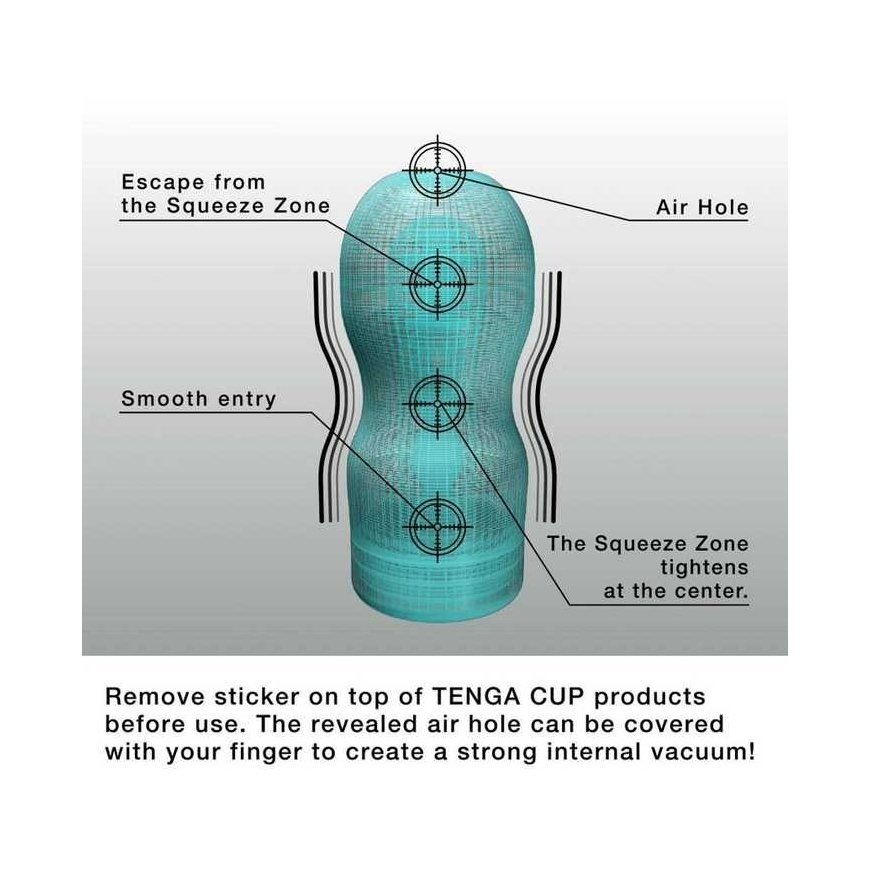 TENGA_Original Vacuum Cup Disposable Suction Extra Cool Masturbator