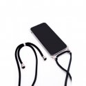 Samsung A40s Case with rope Black Transparent Samsung A40s Case with rope Black Transparent