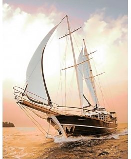 Beldizart Jachta 38 x 48 cm WD227