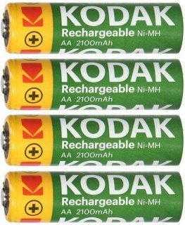 Orno Akumulatorki Kodak Ni-MH AA 2100mAh, 4 vnt.
