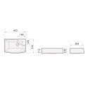 Washbasin PAA MINI STEP white IMST/00 Washbasin PAA MINI STEP white IMST/00