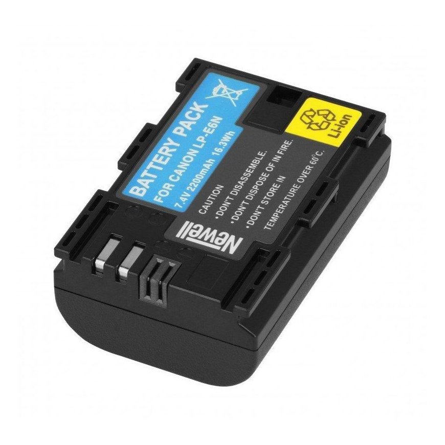 Dual-channel charger set and two LP-E6N rechargeable batteries Newell DL-USB-C for Canon – 3