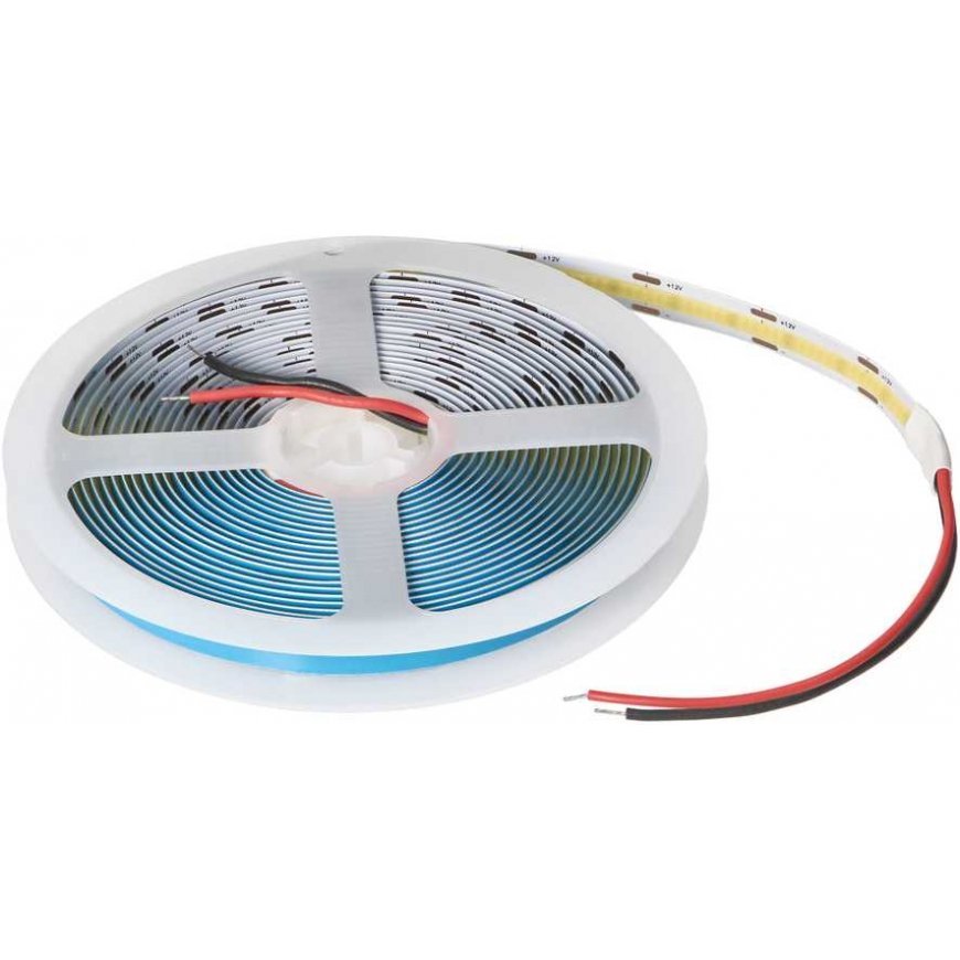 Orno Taśma LED COB 12V, 480L/m, 10W/m, IP20, 6000K, 5m – 2