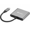 Sandberg 136-44 USB графический адаптер Серый Sandberg 136-44 USB графический адаптер Серый