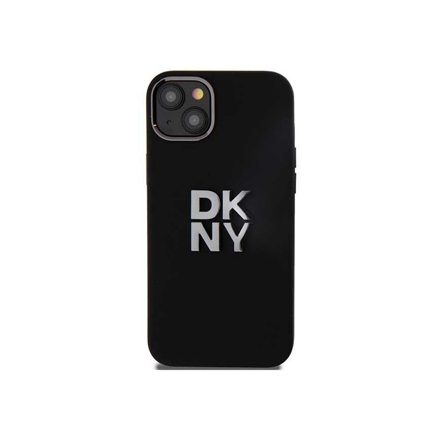 Case DKNY case for IPHONE 15 DKHCP15SSMCBSK (DKNY HC Silicone W/Stack Metal Logo) black – 3