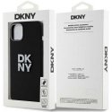 Dėklas DKNY case for IPHONE 15 DKHCP15SSMCBSK (DKNY HC Silicone W/Stack Metal Logo) juodas