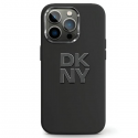 Dėklas DKNY case for IPHONE 15 DKHCP15SSMCBSK (DKNY HC Silicone W/Stack Metal Logo) juodas