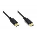 Alcasa 2m, 2xDisplayPort DisplayPort Juoda Alcasa 2m, 2xDisplayPort DisplayPort Juoda