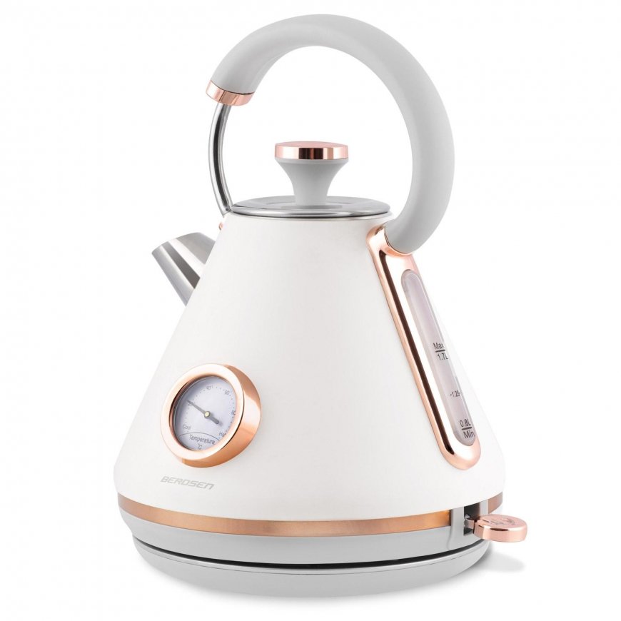 Berdsen Electric kettle with thermometer 1.7 l BD-701 - white – 2