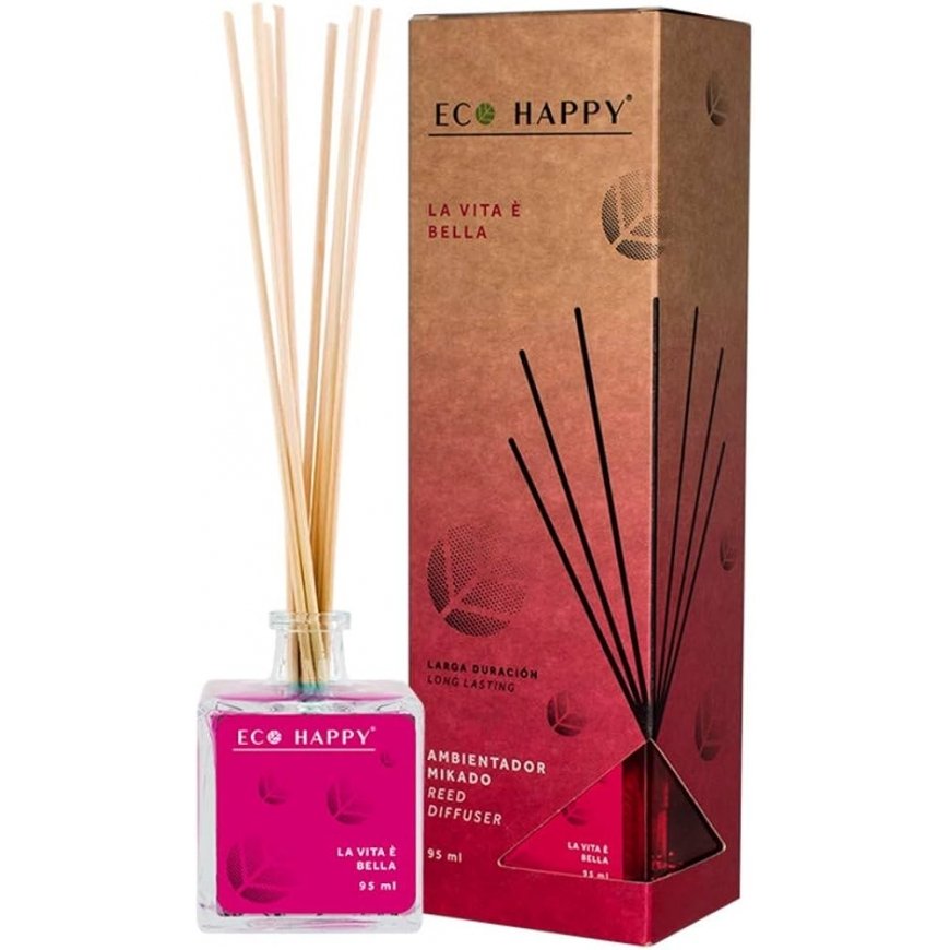 Eco Happy La Vita É Bella Ambientador Mikado 95ml