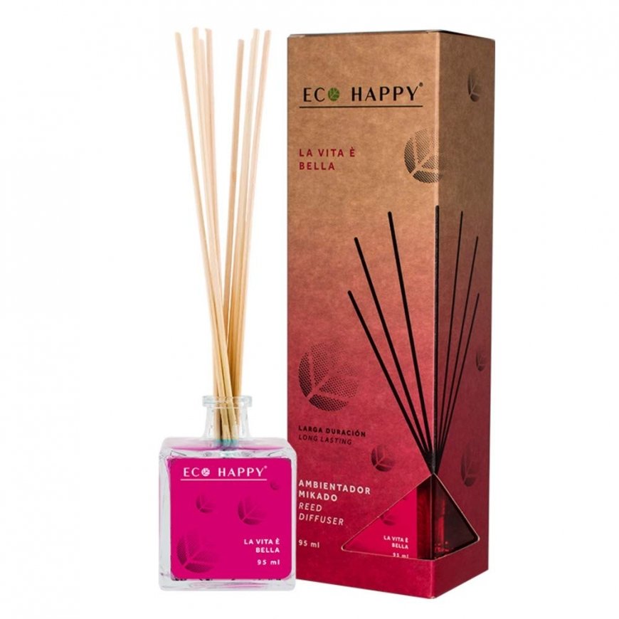 Eco Happy La Vita É Bella Mikado Air Freshener 95ml – 2