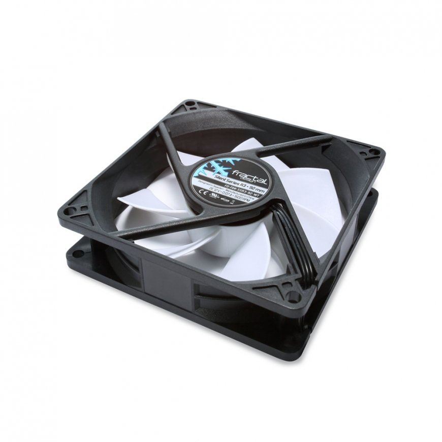Fractal Design Silent Series R3 92mm Computer case Fan 9.2 cm Black, White – 3