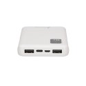 Extralink EX.19638 nešiojamasis įkroviklis Ličio polimeras (LiPo) 10000 mAh Balta