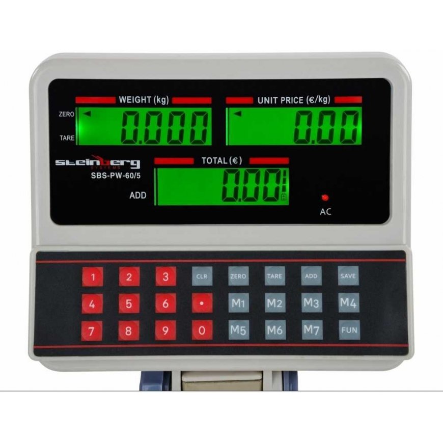 Steinberg Systems SBS-PW-60 LCD platform shop scales up to 60 kg – 4