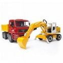 BRUDER MAN TGA Construction truck with Liebherr Excavator BRUDER MAN TGA Construction truck with Liebherr Excavator