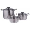 Zyle ZY1300PS Stainless Steel Pot Set Zyle ZY1300PS Stainless Steel Pot Set
