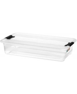 Keeper Cornelia storage box transparent 33 L box 1/2