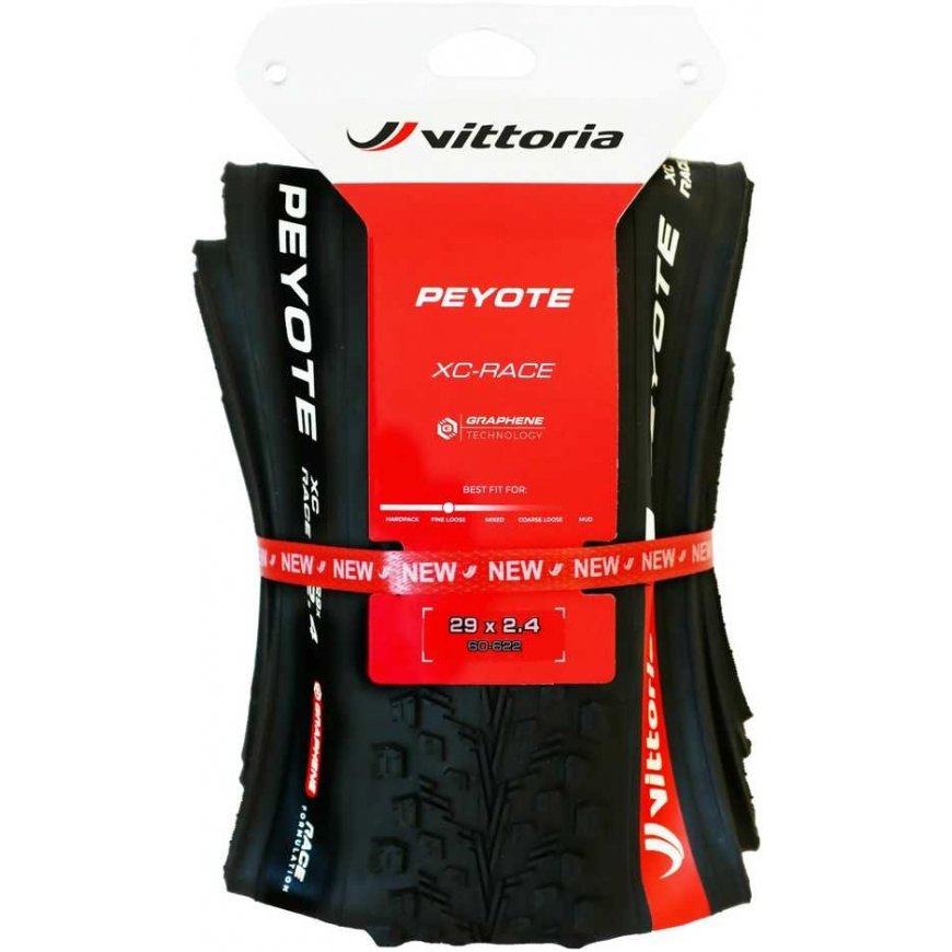 Tire 29" Vittoria Peyote XC Race G2.0 TLR Fold 29x2.40 / 60-622 black – 2